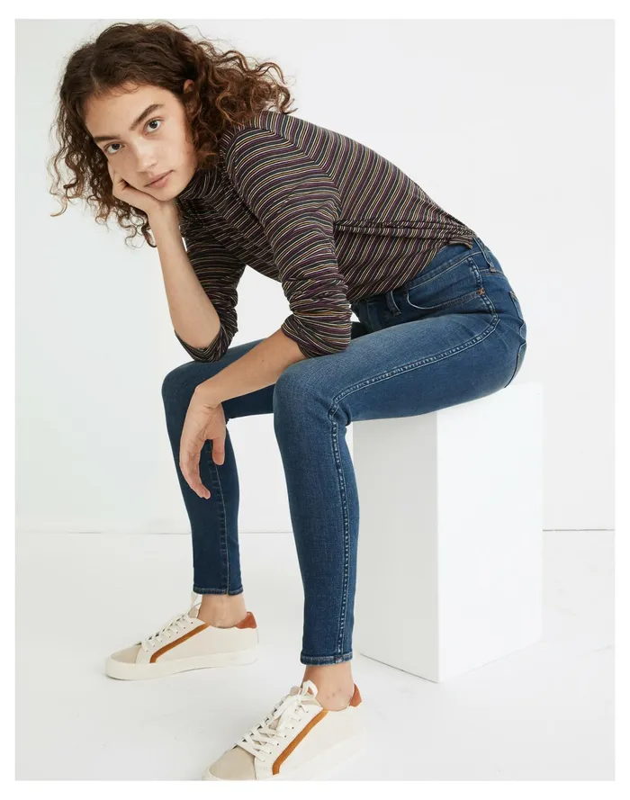 10034 High Rise Roadtripper Supersoft Jeans In Playford Wash Playford Wash Women Madewell Jeans