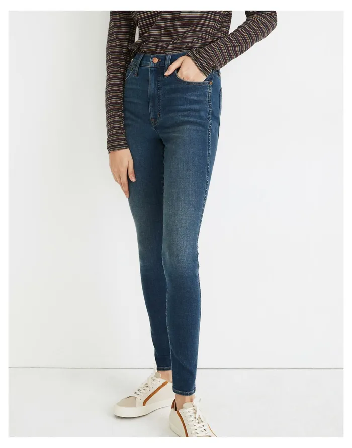 10034 High Rise Roadtripper Supersoft Jeans In Playford Wash Playford Wash Women Madewell Jeans