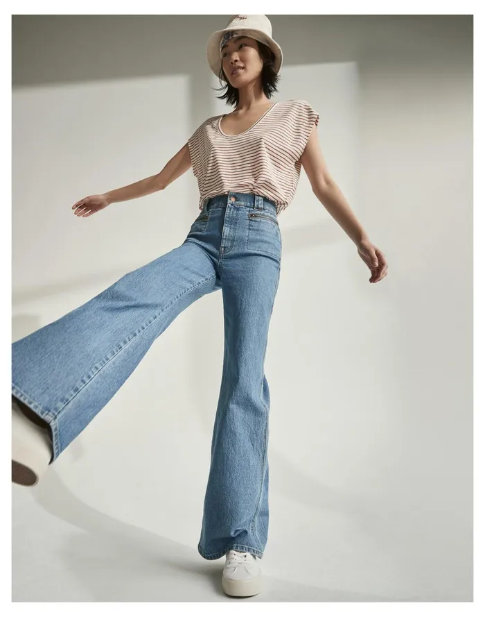 11034 High Rise Flare Jeans In Easley Wash Easley Wash Women Madewell Jeans 11034 High Rise Flare Jeans In Easley Wash Easley Wash Women Madewell Jeans