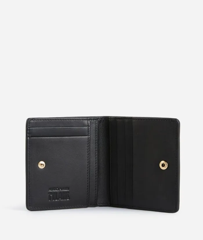 1c Mirror Night Mini Bifold Wallet Black Woman Alviero Martini Wallets