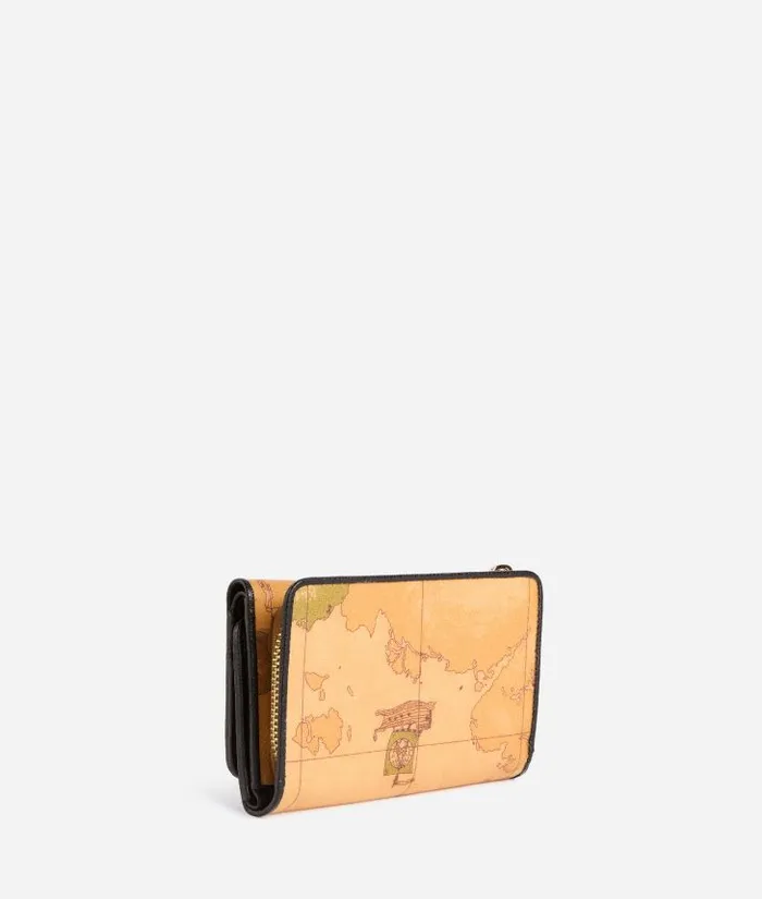 3d Geo Medium Bifold Wallet Black Woman Alviero Martini Wallets