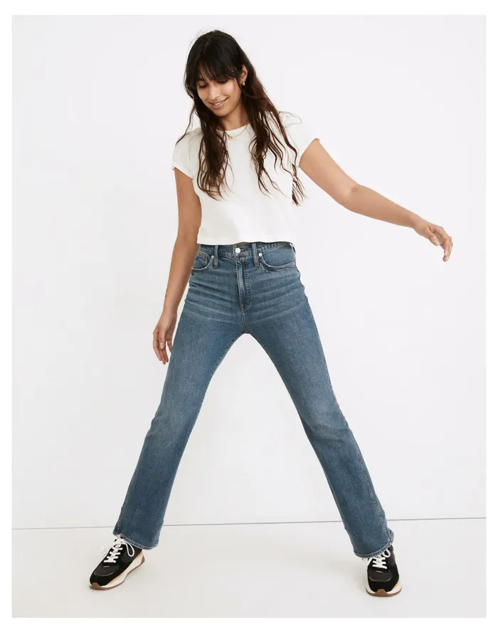 90s High Rise Bootcut Jeans In Edgewood Wash Edgewood Wash Women Madewell Jeans
