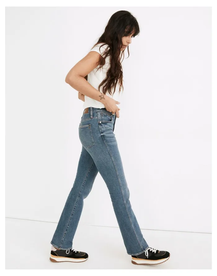 90s High Rise Bootcut Jeans In Edgewood Wash Edgewood Wash Women Madewell Jeans