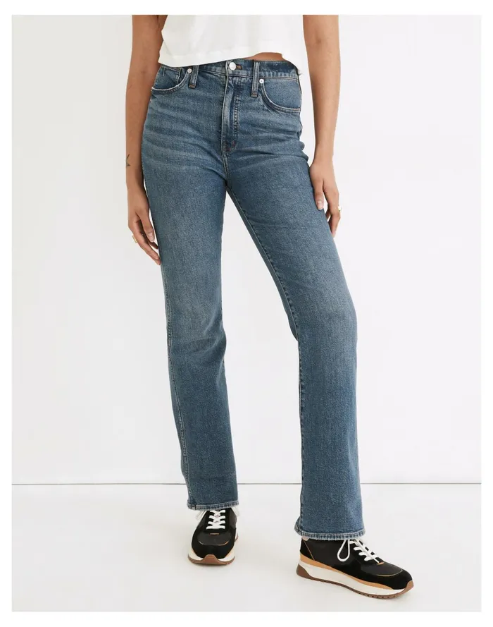 90s High Rise Bootcut Jeans In Edgewood Wash Edgewood Wash Women Madewell Jeans