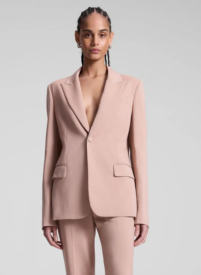 ALC Brandon Tailored Jacket Blush Women Jackets and Coats