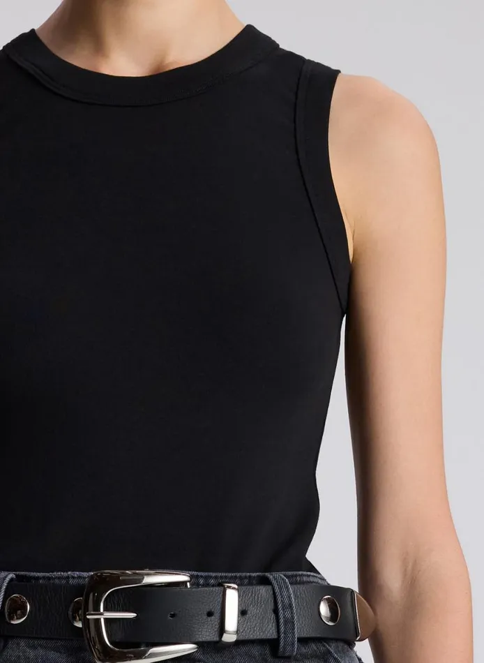 ALC Hadley Tank Black Women Tops