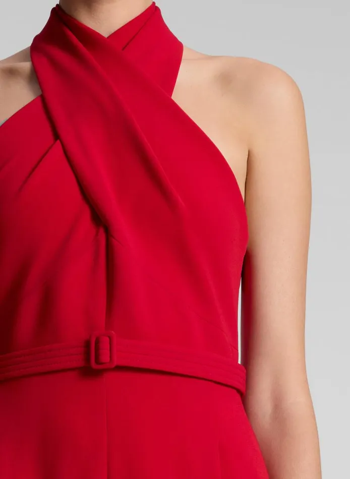 ALC Murphy II Wide Leg Jumpsuit Really Red Women Bottoms