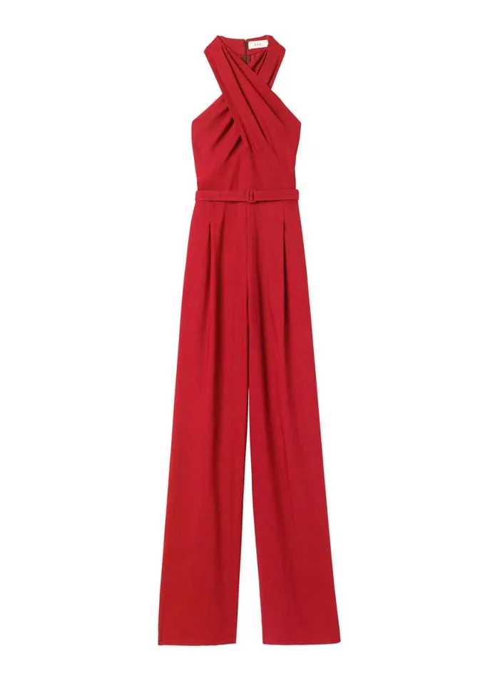 ALC Murphy II Wide Leg Jumpsuit Really Red Women Bottoms