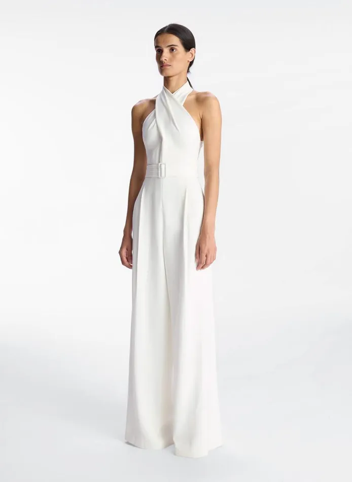 ALC Murphy WideLeg Jumpsuit White Women Bottoms