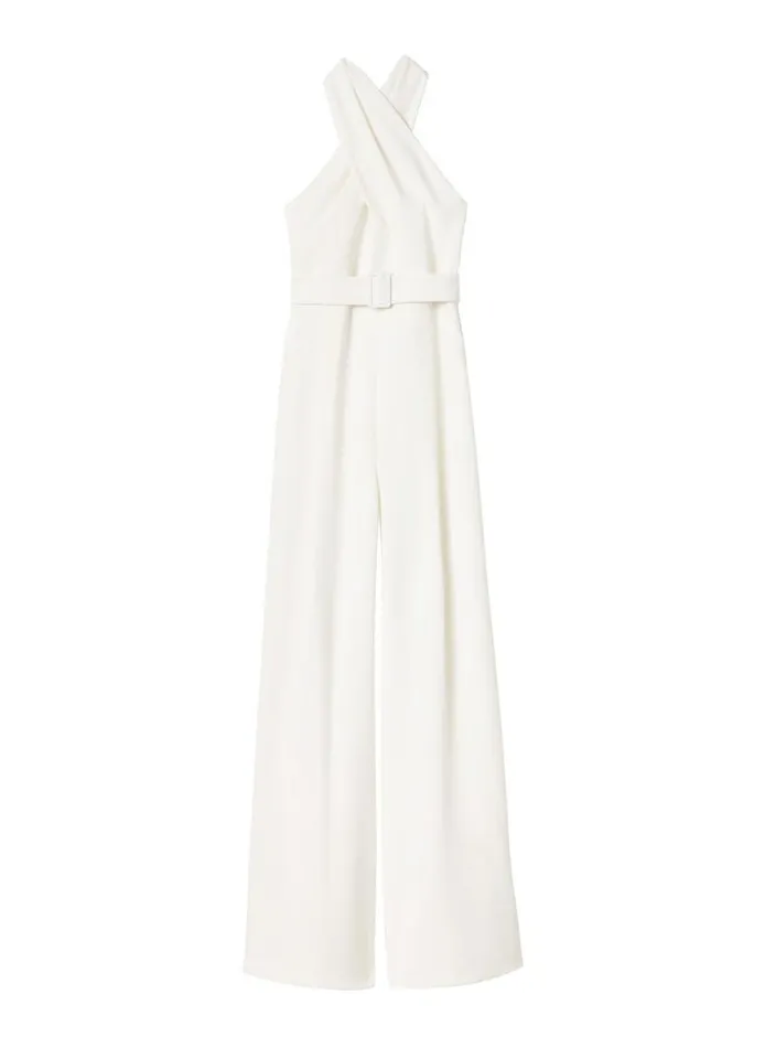 ALC Murphy WideLeg Jumpsuit White Women Bottoms