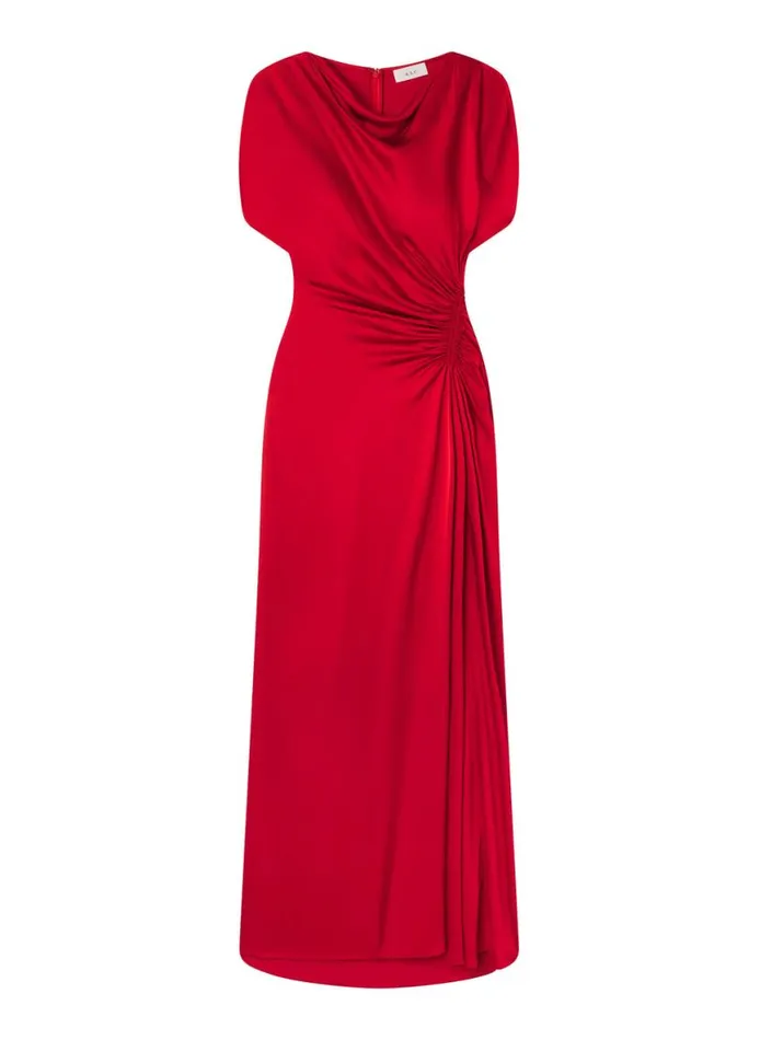 ALC Nadia Satin Gown Really Red Women Dresses
