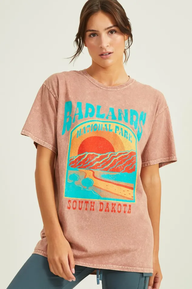 Activewear Women Badlands Graphic Tee Altar8217d State