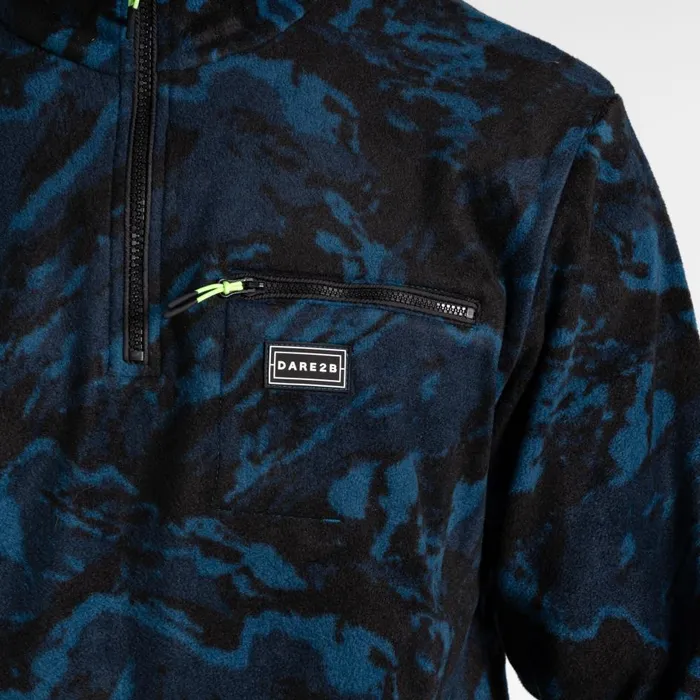 Affinity Fleece Blue Mountain Print Men Dare 2b Fleece