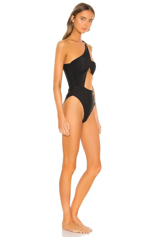 Aiko One Piece Black Women Lovers Friends Swimsuits and CoverUps