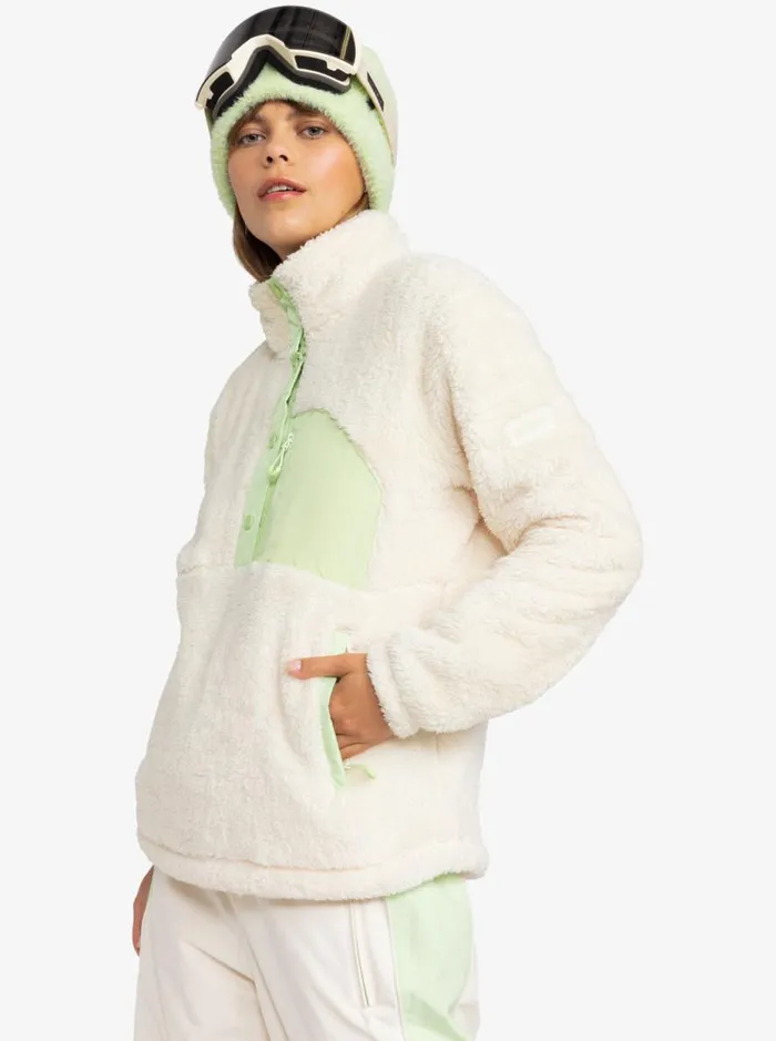 Alabama 8211 Mock Neck Sweatshirt Buttercream Women Roxy Sweatshirts and Hoodies