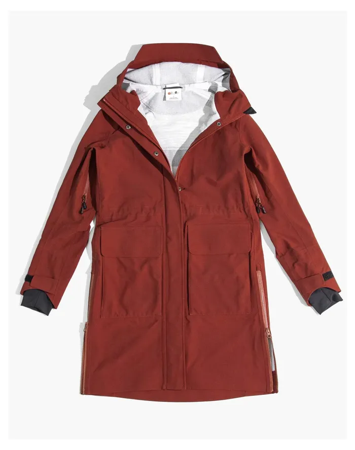 Alder Waterproof Rain Or Shine Raincoat Clay Women Madewell Jackets