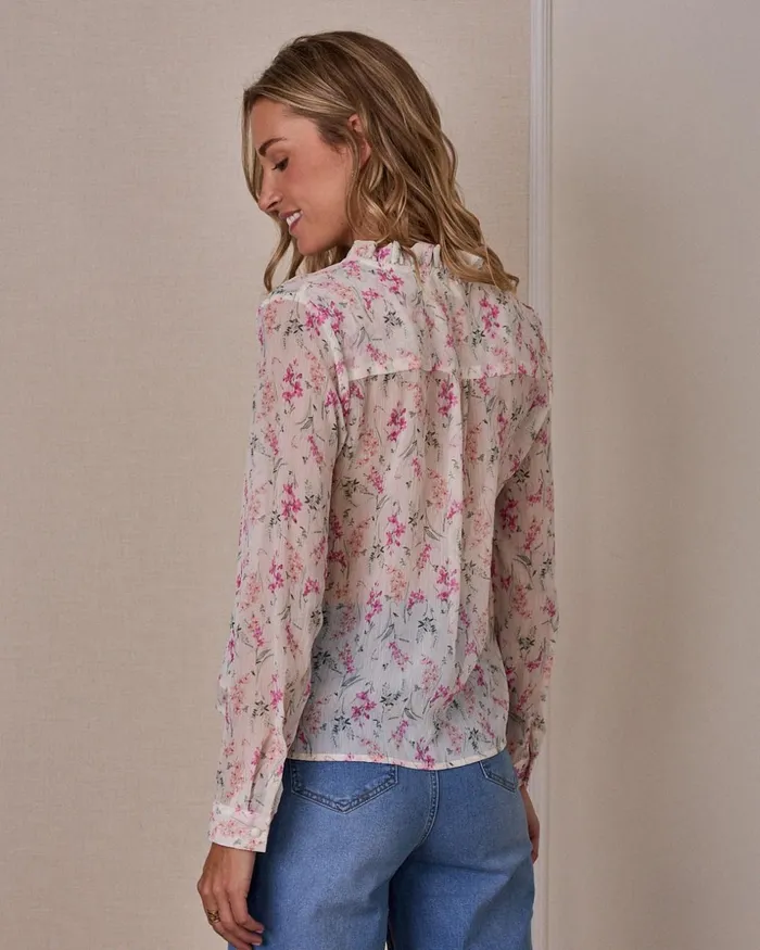 Allegra Button Shirt Raw Women Polin Et Moi Blouses And Shirts Allegra Button Shirt Raw Women Polin Et Moi Blouses And Shirts