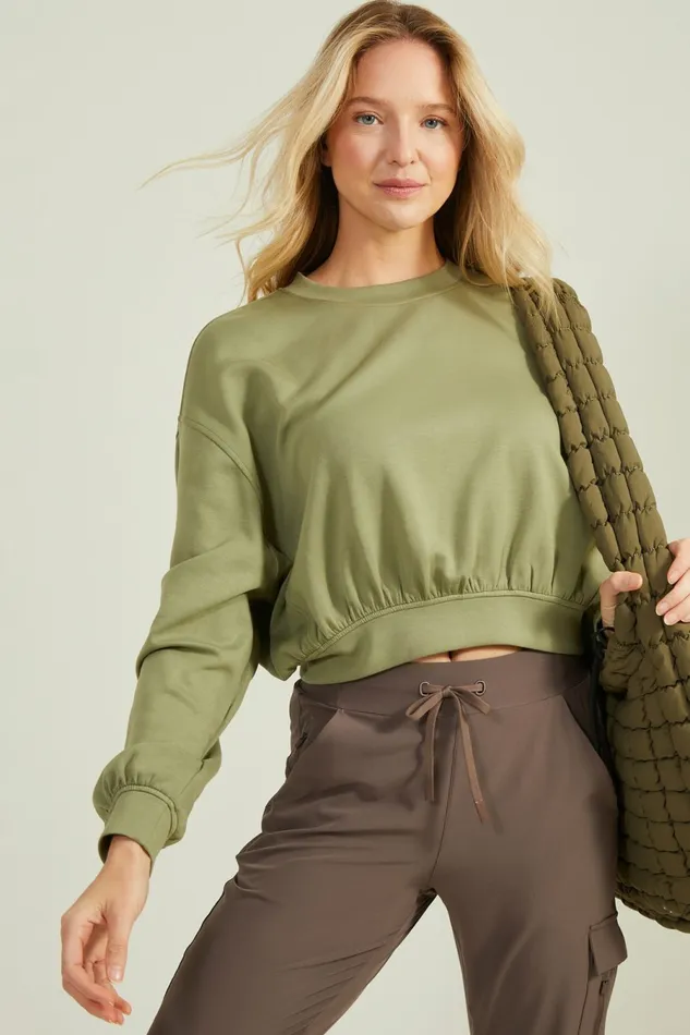Altar8217d State Activewear Women Wanderlux Cropped Sweatshirt