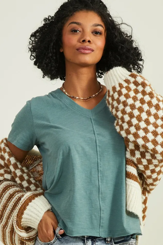 Altar8217d State Libby VNeck Basic Tee Women Tees