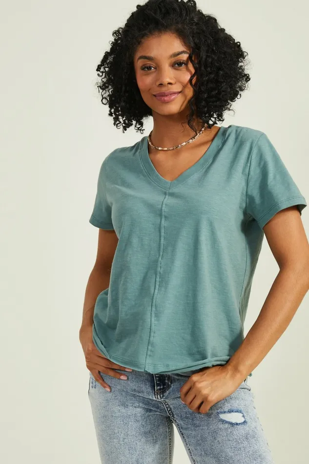 Altar8217d State Libby VNeck Basic Tee Women Tees