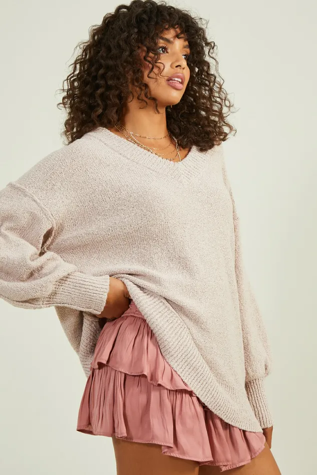 Altar8217d State Pullovers Women Tatum VNeck Tunic Sweater