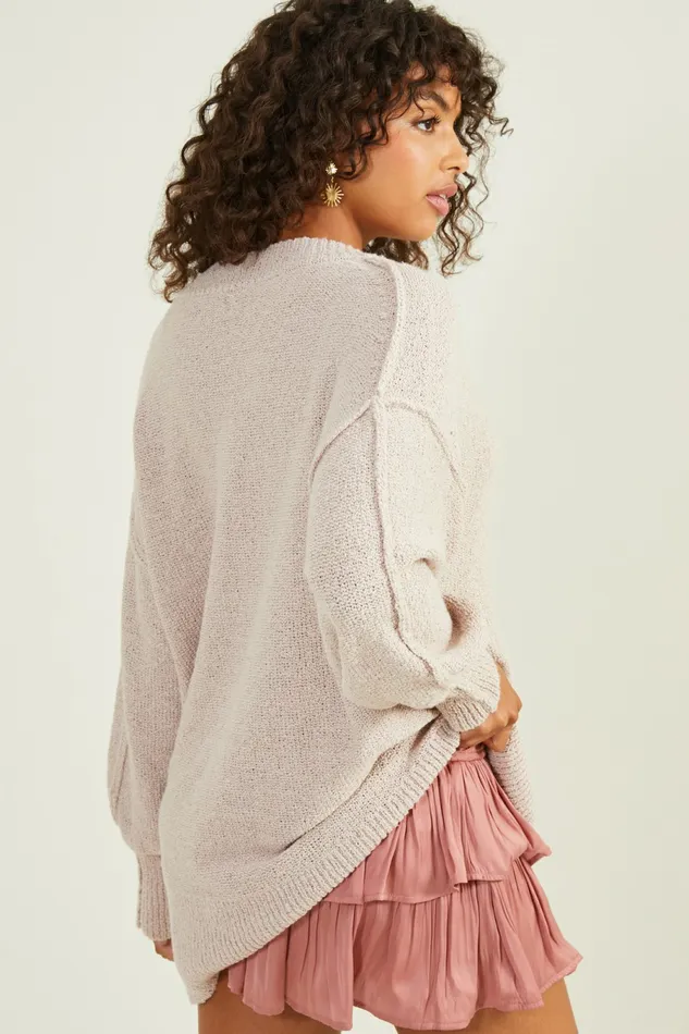 Altar8217d State Pullovers Women Tatum VNeck Tunic Sweater