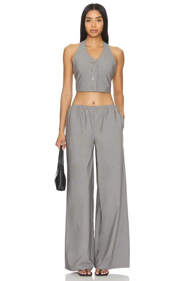 Amanda Pant Charcoal Gray Women Lovers Friends Pants