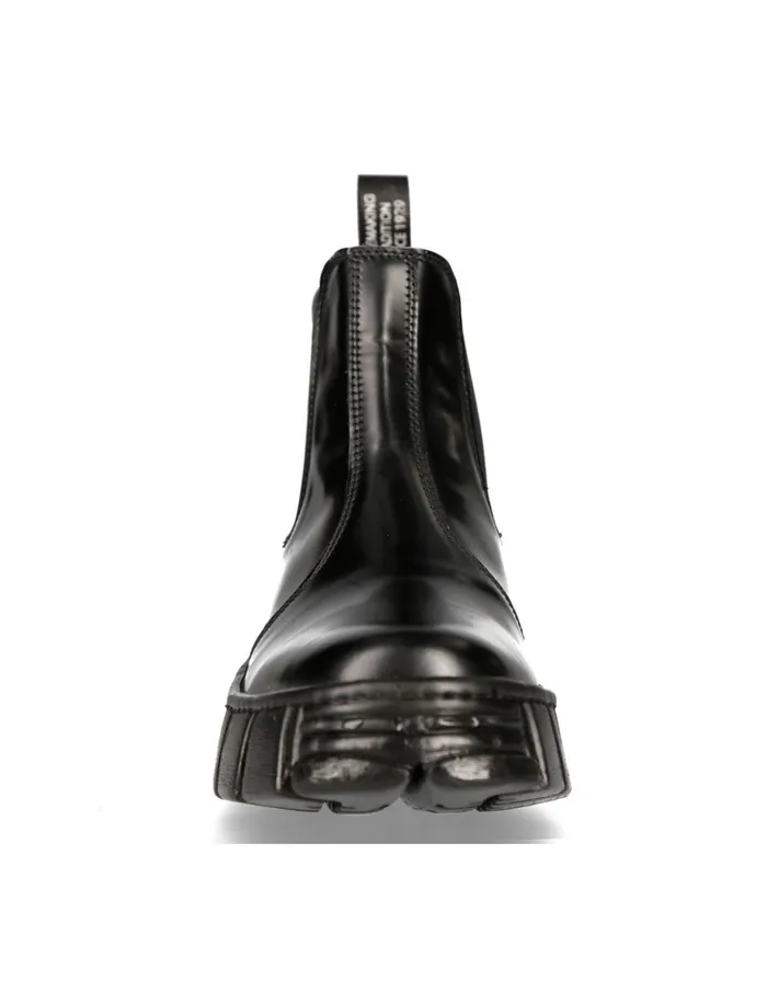 Ankle Boot Black Tower MWall007nC2 Boots New Rock WomenMen