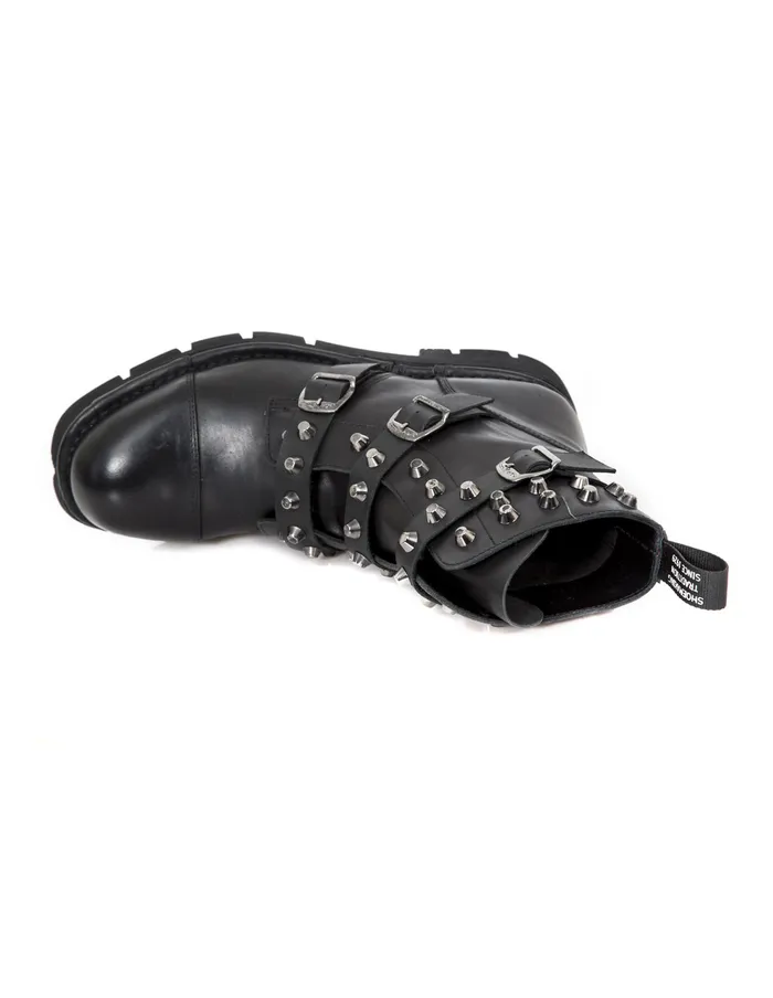 Ankle Boot Metallic MMili153C1 WomenMen Military New Rock