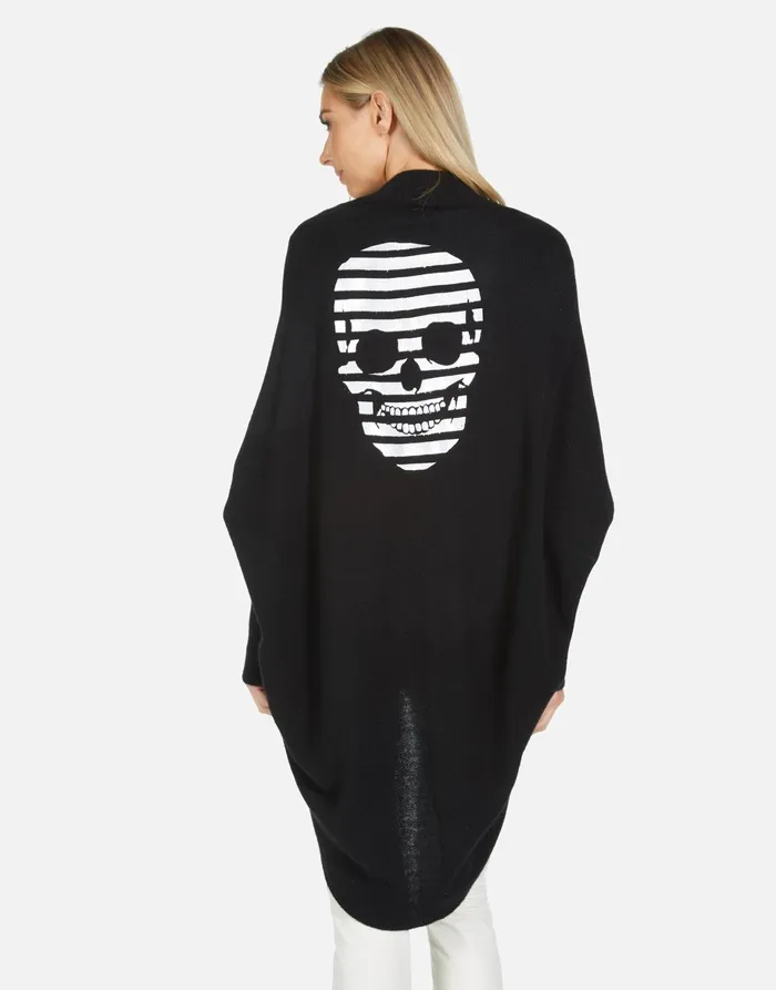 Annika Stripe Skull Black Women039s Lauren Moshi Sweaters and Knits