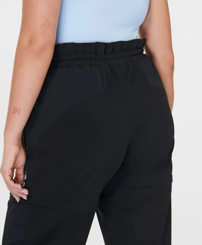 Ascend Convertible Hiking Pant X Sweaty Betty Black Women Merrell Bottoms