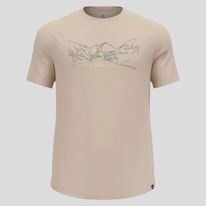 Ascent Performance Wool 130 Run Bike Hike Tshirt Silver Cloud Melange Men Odlo TShirts and Polos Ascent Performance Wool 130 Run Bike Hike Tshirt Silver Cloud Melange Men Odlo TShirts and Polos