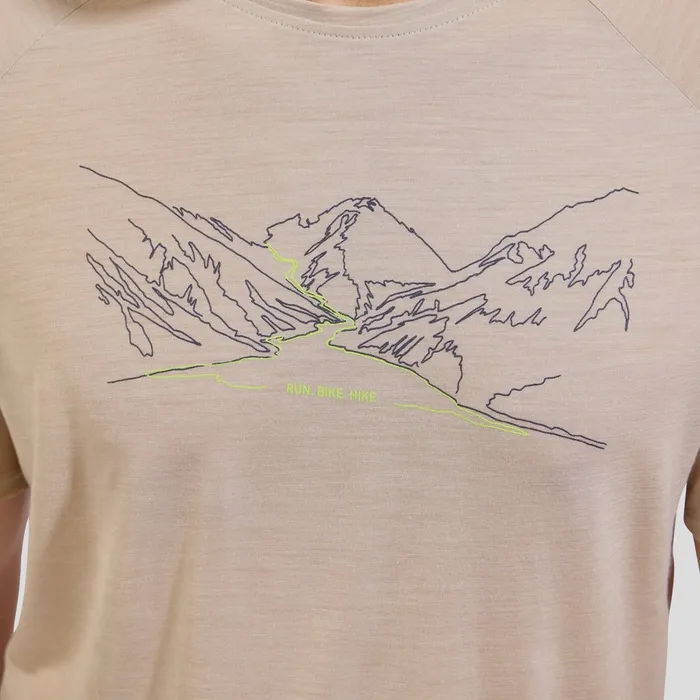 Ascent Performance Wool 130 Run Bike Hike Tshirt Silver Cloud Melange Men Odlo TShirts and Polos Ascent Performance Wool 130 Run Bike Hike Tshirt Silver Cloud Melange Men Odlo TShirts and Polos