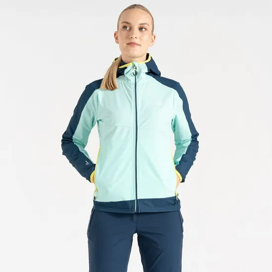 Avidly II Softshell Jacket Mint Green Moonlight Denim Women Dare 2b Softshell Jackets