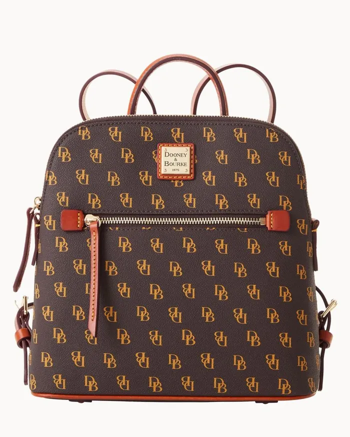 Backpacks Women Dooney and Bourke Gretta Backpack Brown Tmoro