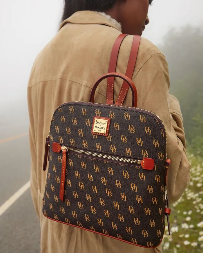 Backpacks Women Dooney and Bourke Gretta Backpack Brown Tmoro