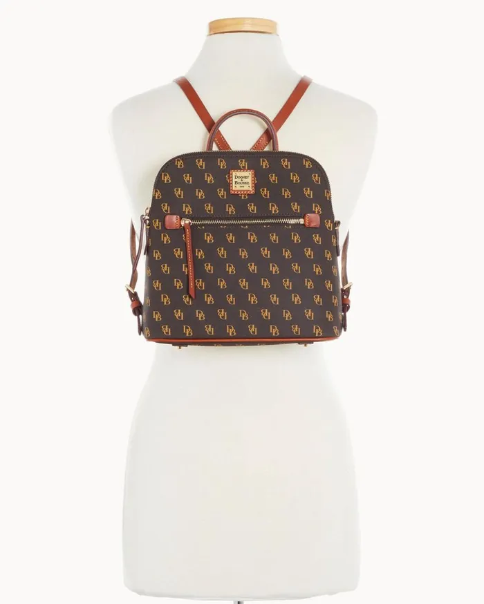 Backpacks Women Dooney and Bourke Gretta Backpack Brown Tmoro