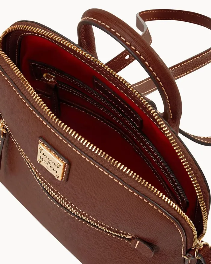Backpacks Women Dooney and Bourke Saffiano Backpack Amber
