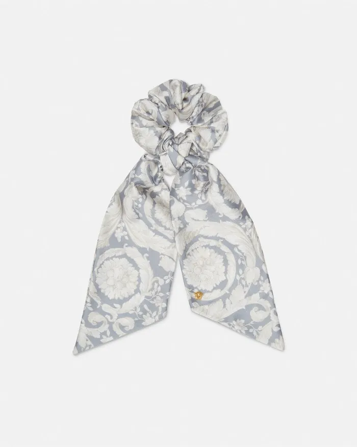Bags and Accessories Kids Versace Barocco Foulard Scrunchie Gray