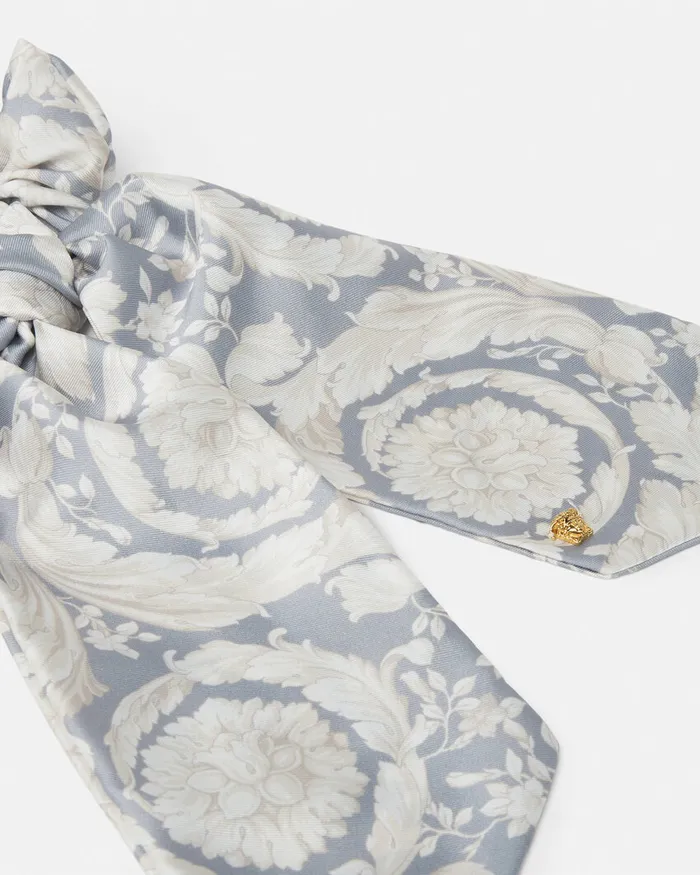 Bags and Accessories Kids Versace Barocco Foulard Scrunchie Gray