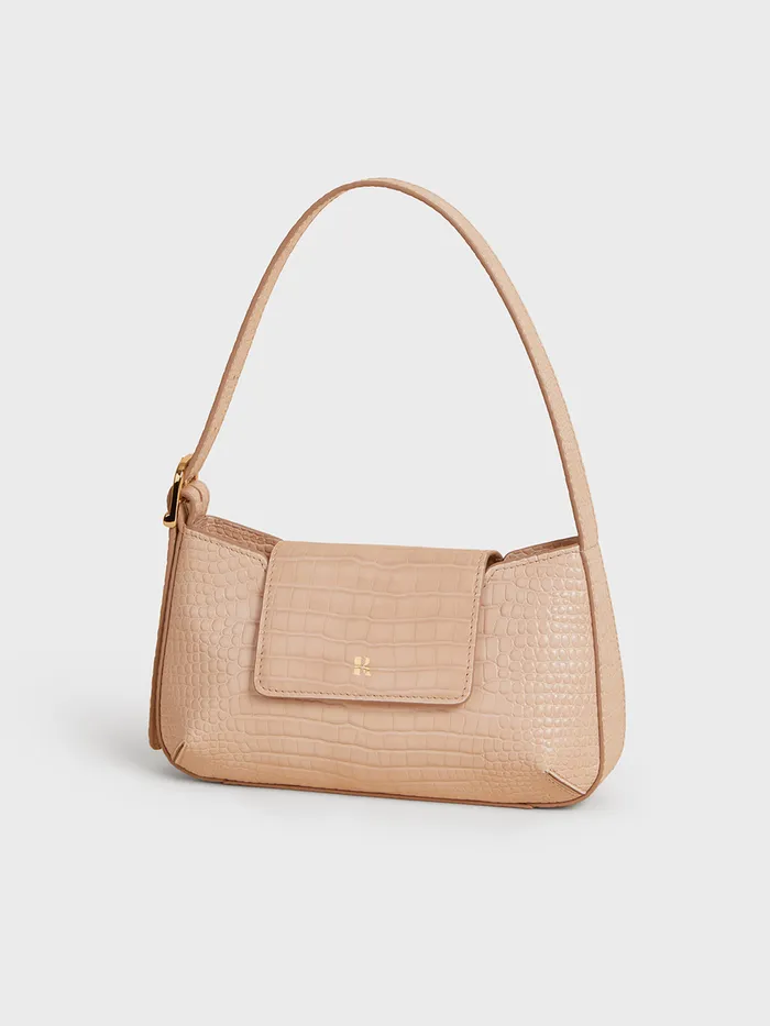 Bags and Baskets Rouje Women Baguette Bag Beige