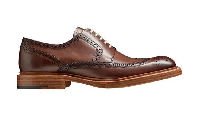 Bailey 8211 Ebony Hand Painted Mens Barker Shoes Mens Derbys