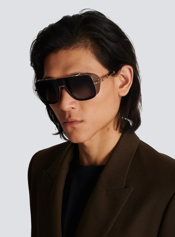 Balmain Eyewear WomenMen OR Sunglasses Black