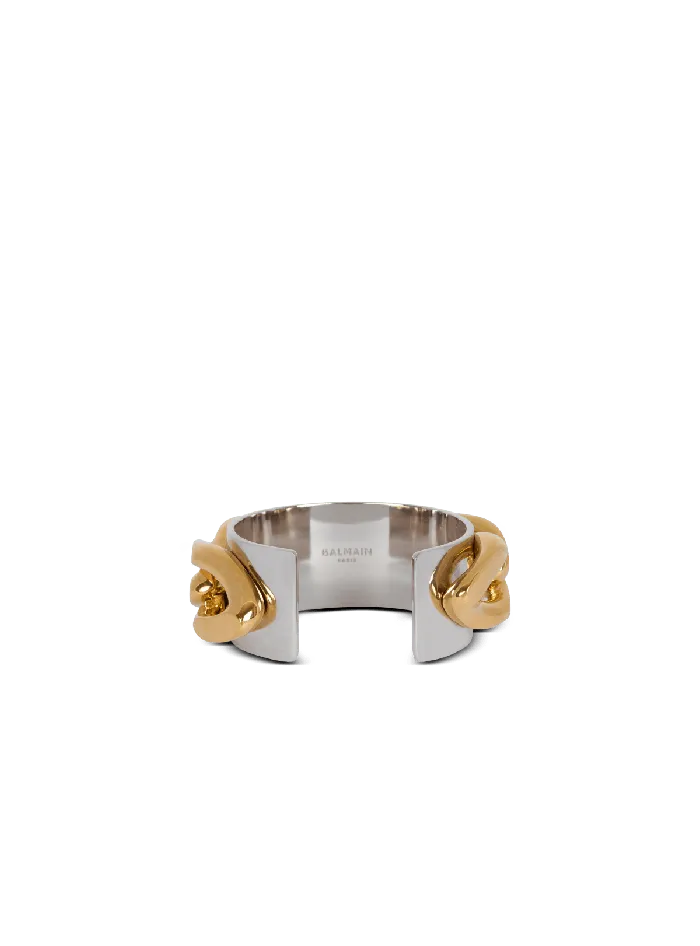 Balmain Fashion Jewelry WomenMen Brass Chain Bracelet Gold