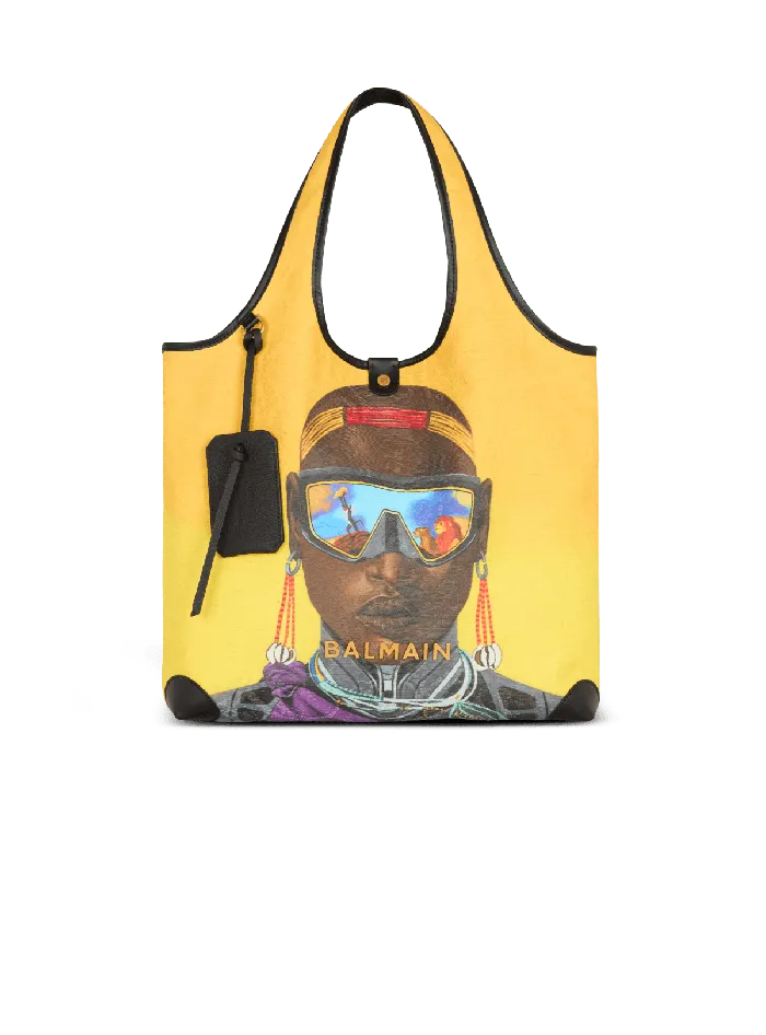 Balmain Grocery Bags Women Disney X The Lion King 8211 BArmy Grocery Bag With Nika Mtwana Print Multicolor Balmain Grocery Bags Women Disney X The Lion King 8211 BArmy Grocery Bag With Nika Mtwana Print Multicolor