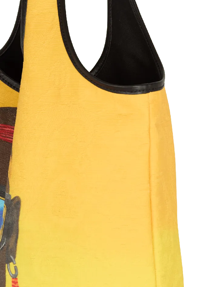 Balmain Grocery Bags Women Disney X The Lion King 8211 BArmy Grocery Bag With Nika Mtwana Print Multicolor