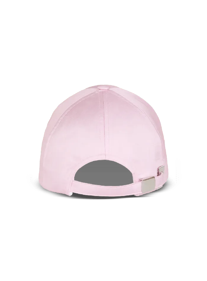 Balmain Hats And Caps Women Signature Embroidered Cap Pink