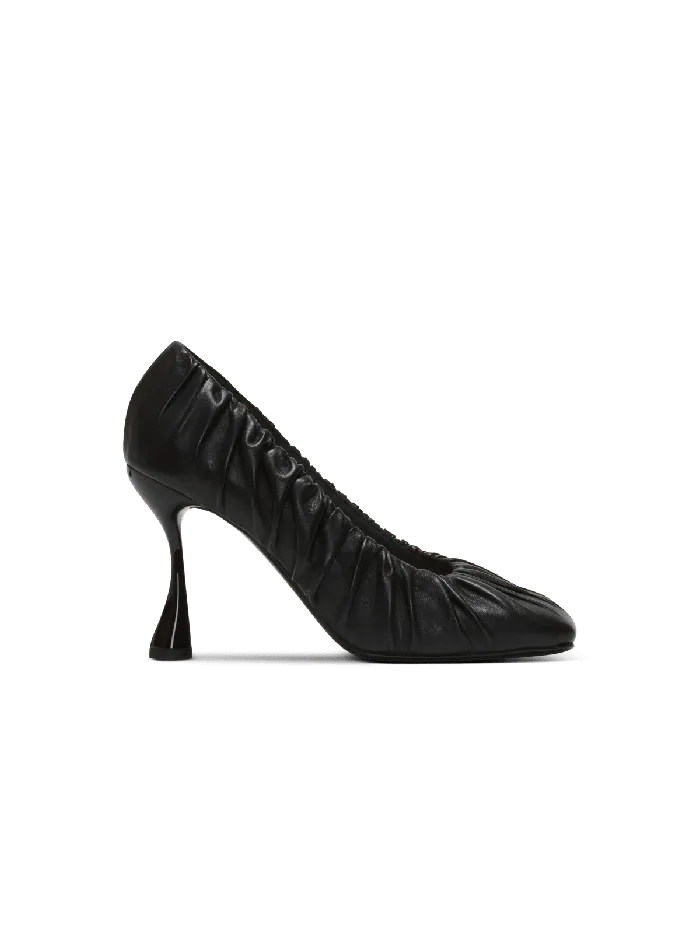 Balmain High Heels and Pumps Women Eden Pumps In Gathered Lambskin Black