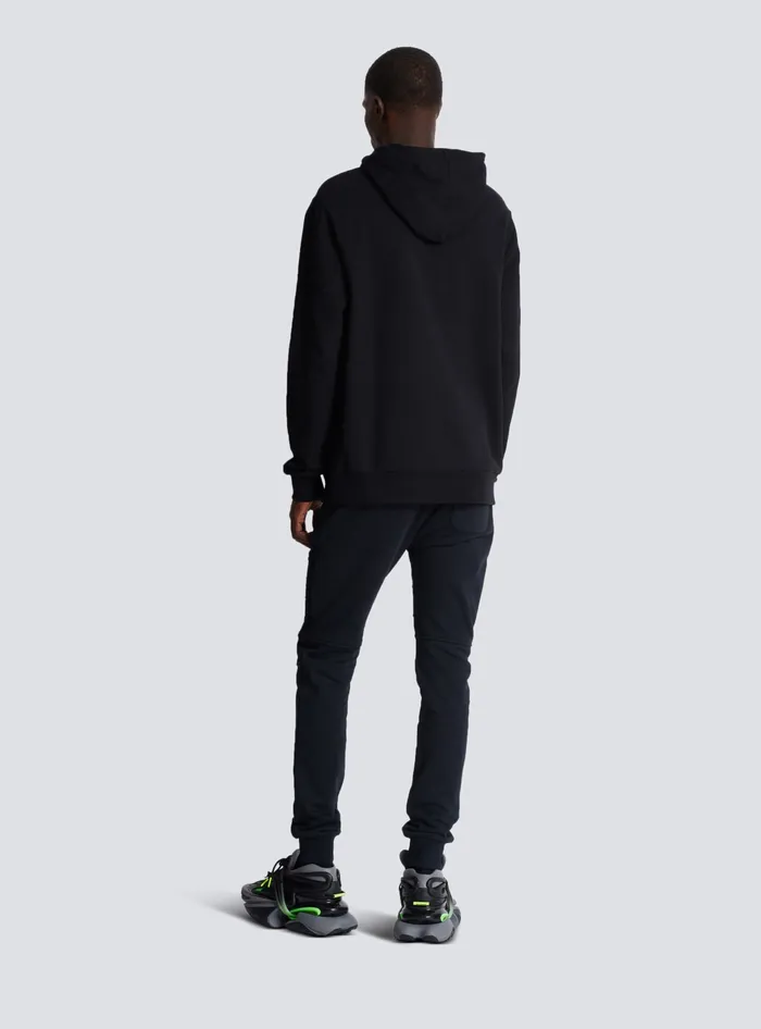 Balmain Sweatshirts Men Pierre Hoodie Black