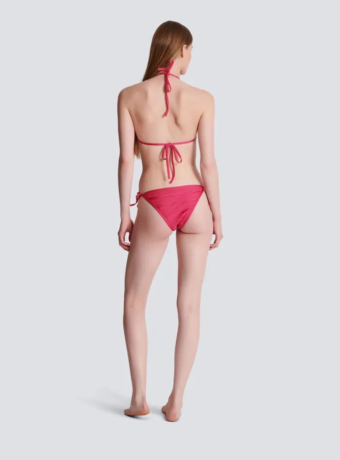 Balmain Swimwear Women Triangle Bikini Pink